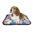 thumbnail image 2 of PKQWTM Easter Eggs With American Flag Horizontal Usa Flag Pet Dog Cat Bed Pee Pads Mat Cushion Potty Dogs Blankets Crate Bed Kennel 20x24 inch, 2 of 3