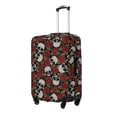 thumbnail image 2 of Cauagu Red Rose Skull Print Travel Luggage Cover,Travel Dust-proof Suitcase Cover Softside Suitcase Protector for 18-32inch,Not Included Suitcase, 2 of 8