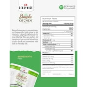 ReadyWise Freeze-Dried Peas Emergency Food, 17-Serving Can - Long Shelf Life