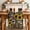 Yellow Beige Black, variant on Farmhouse Sunflowers Table Runner - 72 Inch Long Western Star Vintage Sparrows Cotton and Linen Blended Dress Scarves Farmhouse Table Runner for Kitchen Dining, Coffee Table, 13" x 72"