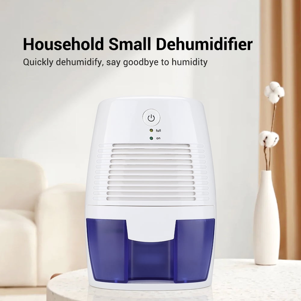 Portable Dehumidifier, Efficient Moisture Absorber, Fast Dehumidification with 17oz Capacity, Auto Shut-Off, USB Plug for Home, Basement, RV for 53-162sq ft