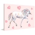 thumbnail image 2 of Marmont Hill Cute Floral-haired Unicorn Canvas Wall Art, 2 of 7