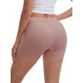 thumbnail image 3 of INSPIRE CHIC Women's Anti Chafing Hip-Lifting Mid Rise Tummy Control Elastic No Show Slim Shorts Under Dress XXL Pink, 3 of 5