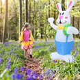 thumbnail image 2 of 1 Set Inflatable Easter Decoration Bunny Outdoor Holiday Yard Decor (eu Plug), 2 of 2