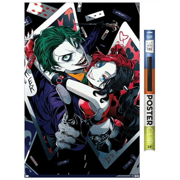 DC Comics - Harley Quinn Anime - Joker Hug Wall Poster, 22.375" x 34"