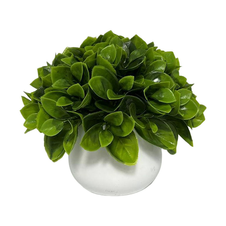 Artificial Plants Small Potted Plastic Fake Plants Green Rosemary