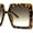 Tortoise Brown, variant on Womens Luxury Designer Square Butterfly Chic Sunglasses Beige Brown
