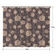 thumbnail image 5 of Pioneer Flower Floral Print Pattern Shower Curtain 84”x72", Bathroom Decorative Shower Curtain Set with 12 Hooks, Waterproof Washable, 5 of 6
