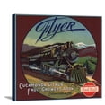 thumbnail image 1 of Flyer Brand - Cucamonga, California - Citrus Crate Label (12x11 Gallery Wrapped Stretched Canvas), 1 of 1