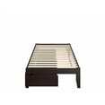 thumbnail image 4 of AFI Colorado Wood Twin Extra Long Bed with 2 Drawers in Espresso, 4 of 9