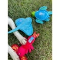 thumbnail image 3 of Spunky Pup Clean Earth Turtle Small Plush Dog Toy, 3 of 5
