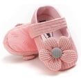 thumbnail image 5 of Infant Baby Girls Soft Sole Bowknot Princess Wedding Dress Mary Jane Flats Prewalker Newborn Light Baby Sneaker Shoes 0-18 Months, 5 of 7