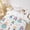 White Pink Cyan, variant on Manfei Cute Magical Princess Duvet Cover Twin,Fairy Tale Girly Theme Bedding Sets Twin Size,Cartoon Castle Rainbow Bed Set For Kids,Ultra Soft Home Decor Reversible(No Comforter),2-Piece
