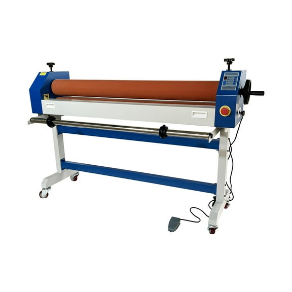 INTBUYING 63in Electric Manual Cold Laminator for Photo Vinyl Film Laminating