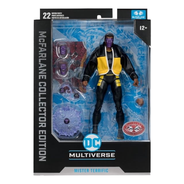 Figura de acción McFarlane Toys Mr. Terrific 7 pulgadas Chase