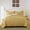 White/Tangerine Yellow, variant on DUOHONG Queen Quilt Set 100% Cotton Farmhouse Lightweight Bedding Set, Bluish Gray/White, 90"W x 98"L