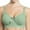 Green, variant on Women's Fashion Bow Bralette - 3-Row Back Closure Wireless Push-Up Bra, Breathable Comfortable for B/C Cup and Plus Size