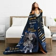 thumbnail image 4 of Son Gift from Mom Gift for Son Blanket for My Son from Mom Wolf Blanket Super Soft and Comfortable Bed Sofa Blanket Suitable for College Graduation Wedding Birthday Gift, 4 of 7