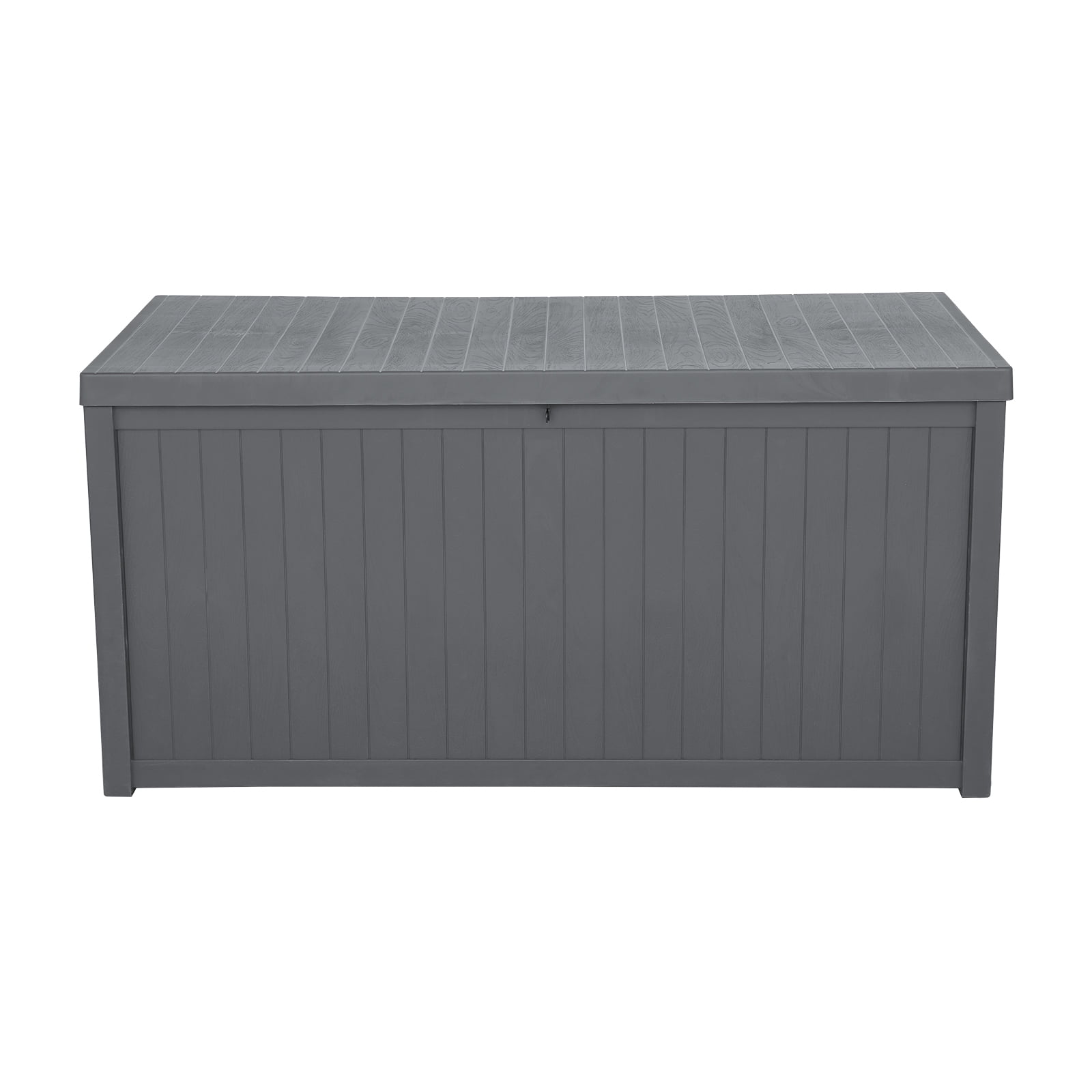 Sesslife Outdoor Storage Box, 51 Gallon Gray PP Plastic Waterproof Deck  Storage Box Bench, Indoor/Outdoor Storage Bin Container for Patio Cushions,  Garden Tools and Pool Toys 