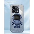 thumbnail image 1 of Étui de Téléphone Brillant Pailleté Astronaut avec Support pour Xiaomi Redmi Note 13 Pro Plus 4G 5G Étui Souple, 1 of 6