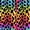 Black Pink 01, variant on Manfei Watercolor Rainbow Full Size Bedding Sets, Fashion Cheetah Print Full Size Bed in a Bag, Black Pink, Black Reversible, 7-Piece