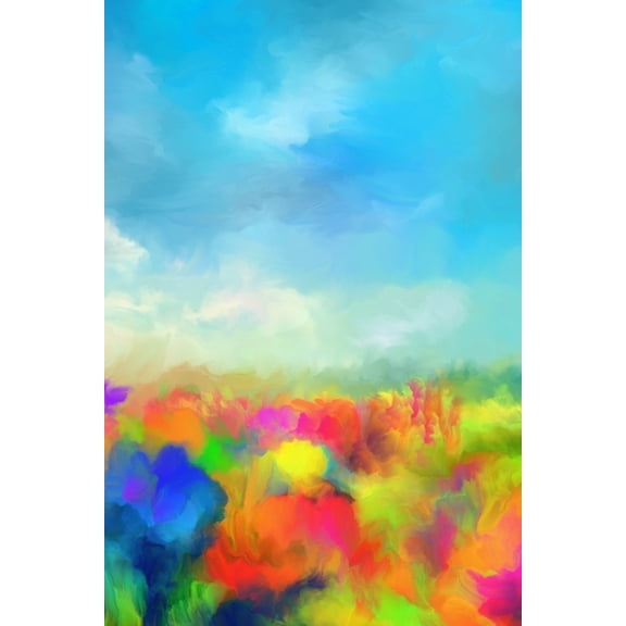 Watercolor Garden: Discreet Internet Password Log Book, (Large Print Edition) (Paperback)