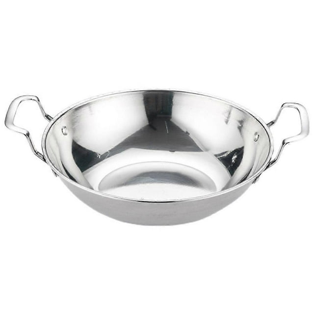 Stainless Steel Pan with Handles Kitchen Cooking Pan Kitchenware for Induction Cooker