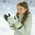 thumbnail image 3 of Winter Youth Winter Sports For Kids – Insulated Ski And Cycling Warm Weather Mittens With Touchscreen Compatibility And Grips Kids Winter Ski Youth Boys Girls Water Fencing Gear Set Women Womens, 3 of 3