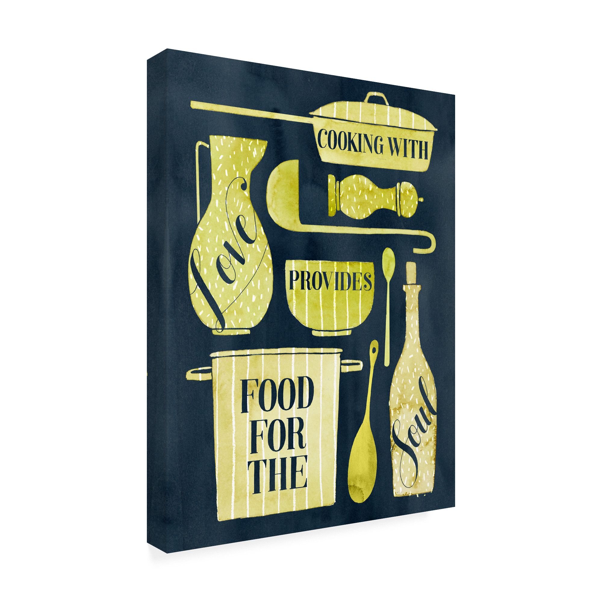 Trademark Fine Art 'Food for the Soul II' Canvas Art by Grace Popp