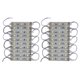 thumbnail image 1 of 2 x 10 piezas 5050 SMD 3 LED módulo LED tira de luz cadena impermeable CC 12 V blanco frío, 1 of 8