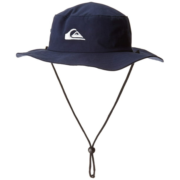 Quiksilver Bushmaster Sombrero de pescador con visera flexible y protección solar para hombre