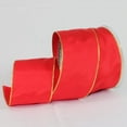 thumbnail image 2 of The Ribbon People Crimson Red and Gold Solid Wired Craft Ribbon 2.5" x 27 Yards, 2 of 3