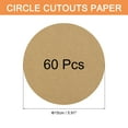 thumbnail image 2 of Unique Bargains 60 PCS Earth Color Circle Cutouts Paper 6 Inch Round Cutouts for DIY Crafts Classroom Bulletin Board Decoration, 2 of 6