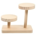 thumbnail image 1 of Shisuyan Wood Display Shelf Solid Wood Desktop Organizer Multi Layer Display 1Set 5.89X3.14X4.72in, 1 of 8