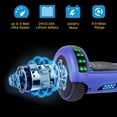 thumbnail image 2 of CBD Plating Dazzle Hoverboard Two-Wheel Self Balancing Scooter 6.5" with Bluetooth Speaker and LED Lights Electric Scooter for Adult Kids Gift, 2 of 4