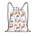 thumbnail image 1 of Fotbe Dinosaur Bolsa Mochila con Cordón Estampada, Bolsa de Gimnasio Deportiva, Bolsa Cinch, Bolsa con Cordón para Hombres y Mujeres-Medium, 1 of 6