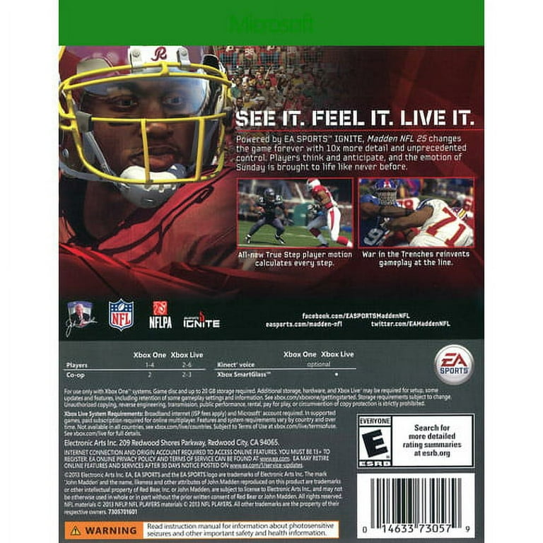 Madden NFL 25 (Xbox One) - Pre-Owned 