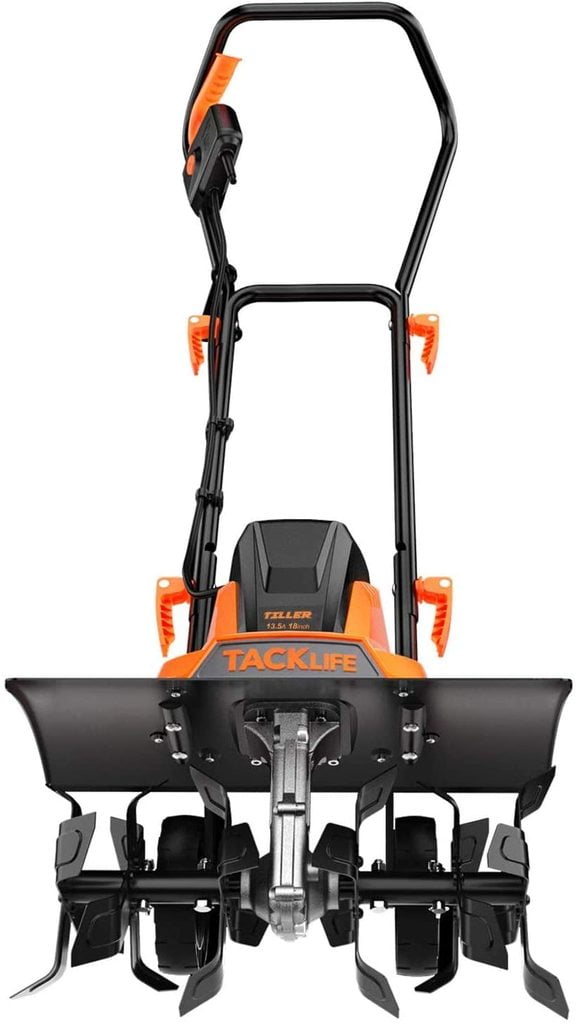 Tacklife Advanced Tiller, 18Inch Electric Tiller, Tiller Cultivator