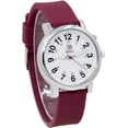thumbnail image 3 of Blekon Original Nurse Second Hand Water Resistant Silicone Band Round Women Watch(Marron), 3 of 6