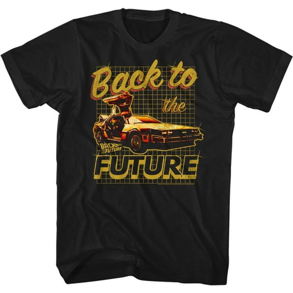 Back To The Future Bybttf Black Adult T-Shirt Xlt