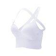 thumbnail image 4 of Sngxgn Bras for Women Full Coverage, Unlined Lace Underwire Bra for Breasts(White,L), 4 of 6