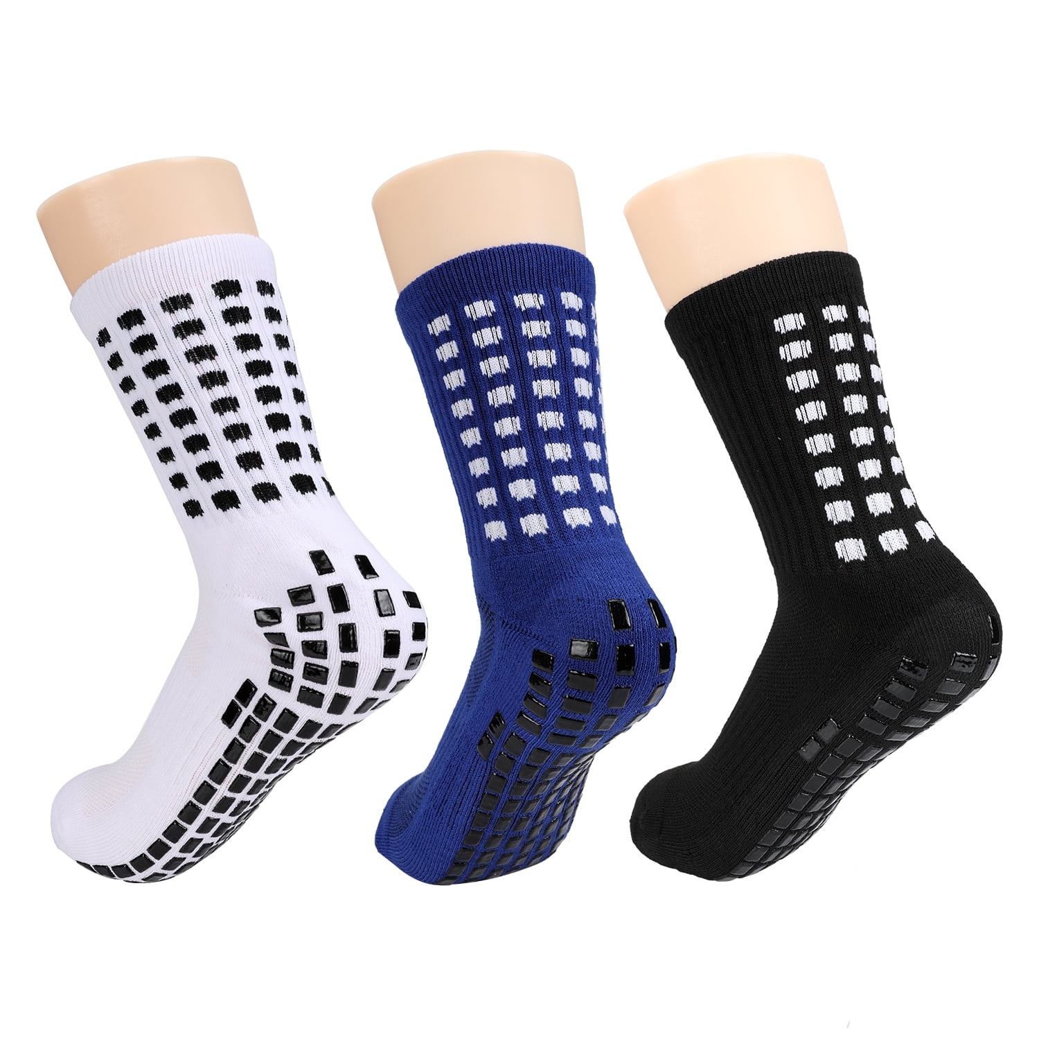 3 Pairs Non Slip Hospital Socks,Anti Slip Non Skid Slipper Hospital