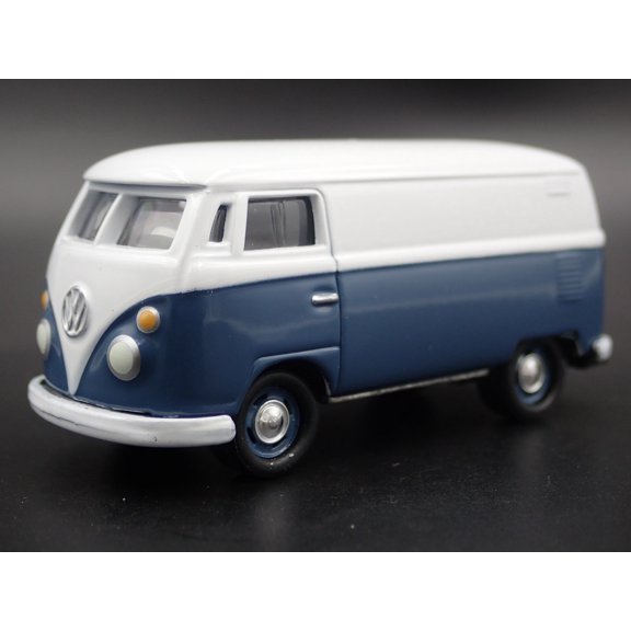 Open Box 1950-1967 VW VOLKSWAGEN TYPE 2 T1 PANEL VAN W HITCH 1:64 SCALE DIECAST MODEL CAR