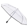 thumbnail image 1 of 1 Pce Parapluie Transparent Triple Pliage Entièrement Automatique Parapluie Extérieur, 1 of 9