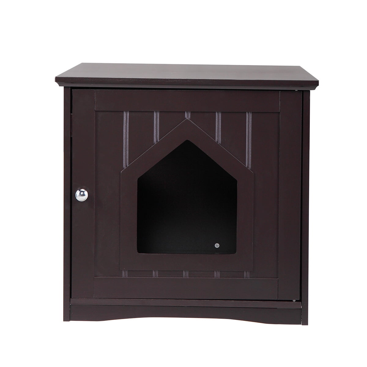 Lowestbest Nightstand Pet House, Multipurpose Cat Houses, Brown Lowestbest Nightstand Pet House, Multipurpose Cat Houses, Brown