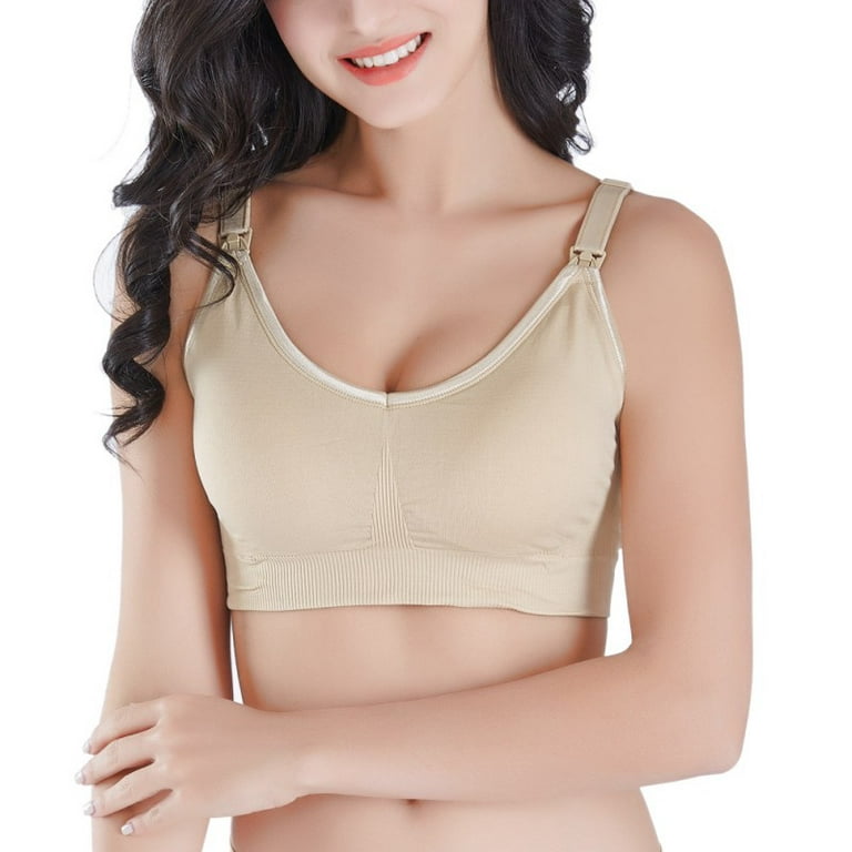 Hands Free Pumping Bra, Adjustable Breast-Pumps Holding and Nursing Bra,  Suitable for Breastfeeding - Prevent Sagging with Plus Size 