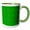 Green/White, variant on 3drose, Dark Green Geometrical Seamless Dot Pattern Background Design, 11oz Mug