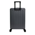 thumbnail image 4 of iFLY Hardside Quantum 28" Large Checked Top Opening Luggage, Charcoal, 4 of 8