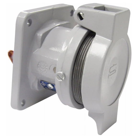 Crouse-Hinds CDR3023, 30A, 3-Pole 2-Wire, Pin & Sleeve Receptacle, 1 pc
