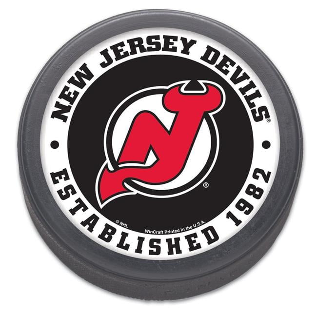 Wincraft 3208519294 New Jersey Devils Packaged Est 1982 Design Hockey Puck